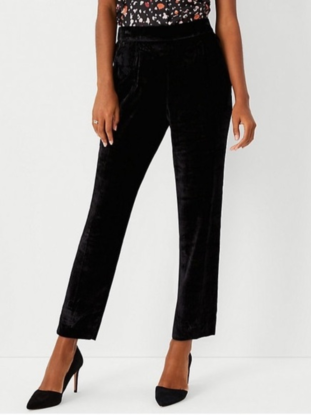 NWT Ann Taylor The Velvet Easy Ankle Pant | Size Small